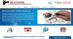 Desktop Screenshot of alcyoneplumbing.com